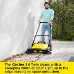 Kärcher S 6 Twin Walk-Behind Outdoor Sweeper