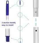 Adjustable Mop Handle with 2 Microfiber Mop Heads