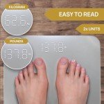 Digital Bathroom Scale – Accurate, Up to 400 lbs