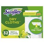Swiffer Sweeper Dry Cloth Refills, Gain Scent, 32 Pack