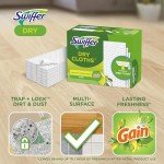 Swiffer Sweeper Dry Cloth Refills, Gain Scent, 32 Pack