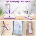Sevenmax Microfiber Spray Mop with 3 Washable Pads