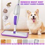 Sevenmax Microfiber Spray Mop with 3 Washable Pads