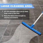 Adjustable 18" Floor Squeegee with Aluminum Handle