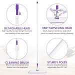 MAVRIZ Microfiber Dust Mop with 60" Handle