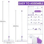 MAVRIZ Microfiber Dust Mop with 60" Handle