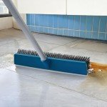 16-Inch Outdoor Push Broom with Rubber Squeegee