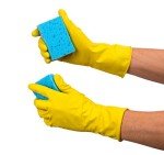SteadMax Reusable Natural Rubber Cleaning Gloves - 3 Pack