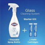 Clorox Glass Cleaner System with Reusable Bottle