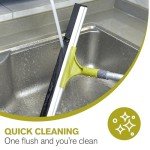 Heavy Duty 60'' Floor Squeegee with Telescopic Handle