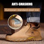 Men's Steel Toe Slip-On Safety Work Boots