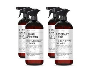 Multi-Purpose Cleaners with Vinegar & Essential Oils