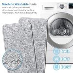 TETHYS Flat Mop and Bucket Set for Home Cleaning