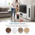 TETHYS Flat Mop and Bucket Set for Home Cleaning