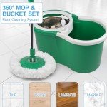 360° Spin Mop and Bucket Set with Refills