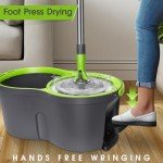 Pedal Spin Mop Bucket System with 3 Pads