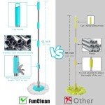 FunClean 360 Spin Mop & Bucket Set - Blue