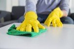 SteadMax Reusable Natural Rubber Cleaning Gloves - 3 Pack