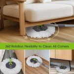 Pedal Spin Mop Bucket System with 3 Pads
