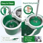 360° Spin Mop and Bucket Set with Refills