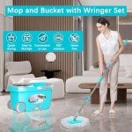 FunClean 360 Spin Mop & Bucket Set - Blue