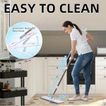 TODAYGO Mop and Bucket Set with Microfiber Pads