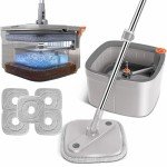 Duitwell 360° Spin Mop and Bucket Set