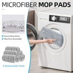 TODAYGO Mop and Bucket Set with Microfiber Pads