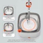 Duitwell 360° Spin Mop and Bucket Set