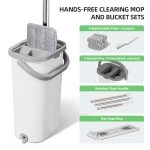 360° Rotating Mop and Bucket Set with Wringer