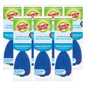 Scotch-Brite Non-Scratch Dishwand Sponge Refills - 14 Pack