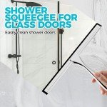 All-Purpose Stainless Steel Shower Squeegee - 2 Pack