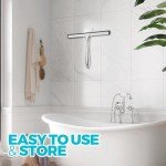 All-Purpose Stainless Steel Shower Squeegee - 2 Pack