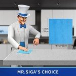 MR.SIGA Multi-Color Reusable Dish Cloths, 10 Pack