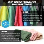 50-Pack of 12" x 12" Black Microfiber Cloths