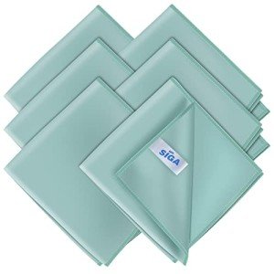 MR.SIGA Ultra Fine Microfiber Cloths for Glass - 6 Pack