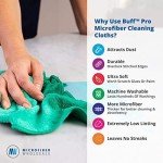 Multi-Surface Microfiber Cleaning Cloths - 12 Pack