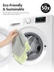 Microfiber Cleaning Cloth Roll - 75 Pack, Green