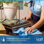Multi-Surface Microfiber Cleaning Cloths - 12 Pack