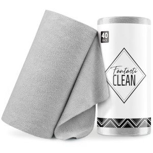 Microfiber Cleaning Cloth Roll - 40 Pack