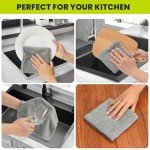 Neessno 12 Pack Ultra Soft Microfiber Cleaning Cloths