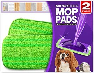 Reusable Mop Pads for Swiffer WetJet - Pack of 2