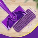 6 Pack Reusable Microfiber Mop Pads for Floors