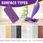 6 Pack Reusable Microfiber Mop Pads for Floors