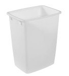 Rubbermaid 9-Gallon White Trash Can for All Spaces