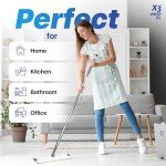 X3 Mop XL: 3-Chamber Flat Mop & Bucket Set