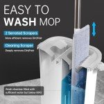 Mop and Bucket Set with Microfiber Pads