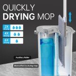 Mop and Bucket Set with Microfiber Pads