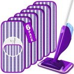 6 Reusable Mop Pads for Swiffer WetJet