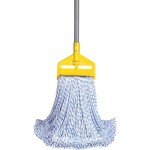 Heavy Duty 60-Inch Wet Mop Handle - Blue